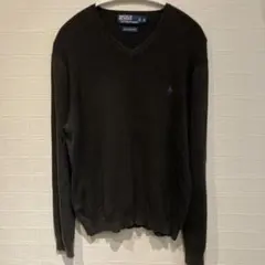 90s Ralph Lauren ラルフローレン Vネックニット ダメージありのサムネイル