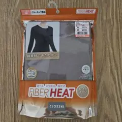 しまむら　FIBER HEAT Mサイズ モカ　あったかインナー
