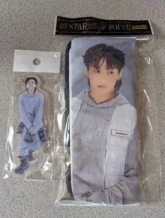 BTS グク　jungkook アクリルマグネット＆チェキ風マグネット　セット BTS グク jungkook アクリルマグネット＆チェキ風マグネット セット①