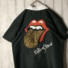 JACKROSE ローリングストーンズ コラボ 半袖シャツ 刺繍 レオパードのサムネイル