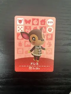 ドレミ amiiboカード 019 どうぶつの森