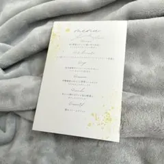 結婚式　披露宴　ウェディング　メニュー表　ドリンクメニュー　オーダー　おしゃれ