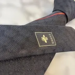 GUCCI グッチ ネクタイ GG 蜂 現行タグ ビー ブラウン 【箱付き