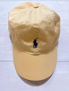 POLO LAUREN LAUREN キャップ パステルイエロ 美品