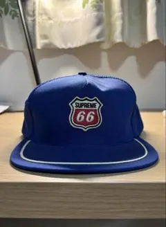 SUPREME 66 キャップ 青