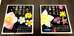 美しい小さな雑草の花図鑑　２冊セット