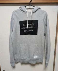 Saturdays Surf NYC ロゴパーカー グレー　M
