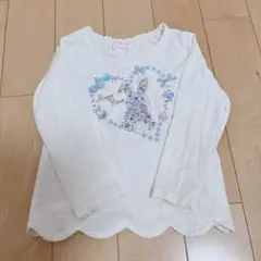 メゾピアノ mezzopiano長袖トップス うさぎ　110
