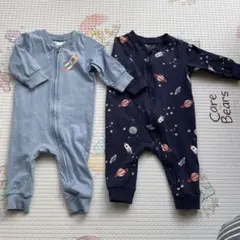 H&M 宇宙柄 ベビーロンパース　セット売り