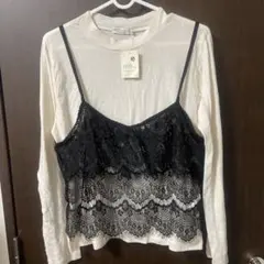 ラッセルレースキャミソールツインセット