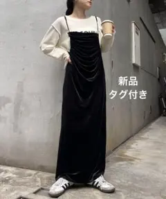 《新品》チャオパニックティピー　ベロアキャミワンピース