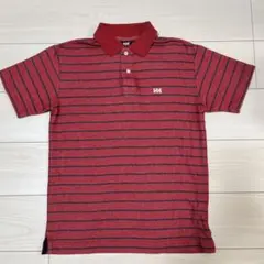 HELLY HANSEN ポロシャツ ボーダー レッド Mのサムネイル