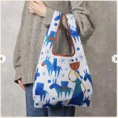 KALDI エコバッグ Helpersブルー　2026年