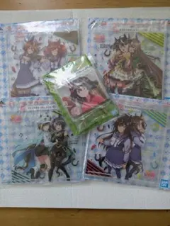 一番くじ ウマ娘 プリティーダービー スクエアアクリルスタンド　全４種+オマケ