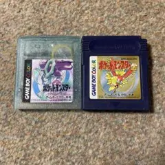 ポケットモンスター 金 クリスタルバージョンソフト2本セット