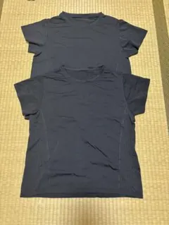 GU ACTIVE ブラック 半袖Tシャツ 2枚セット