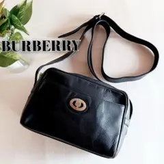 良品 バーバリー ヴィンテージ レザー ショルダーバッグ 鞄 レディース メンズ