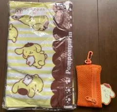 サンリオ 当りたくじ ポムポムプリン　フェイタオル