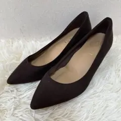 ルタロン パンプス スエード ブラウン