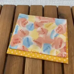 4459【2点100円、3点200円引き】ハート柄移動ポケット