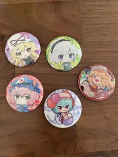 東方project　缶バッジ　まとめ売り　5点セット