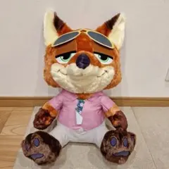 ズートピア　ニック　ふわふわぬいぐるみ