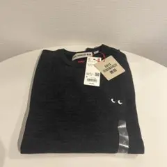 UNIQLO ユニクロ　アニヤハインドマーチ　メリノ　セーター　ダークグレー　S