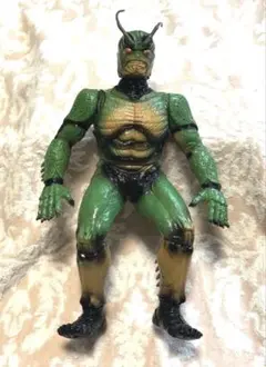 当時物　旧バンダイ　仮面ライダー　怪人　ザンブロンゾ　ソフビ 当時物 旧バンダイ 仮面ライダー 怪人 ザンブロンゾ ソフビ - メルカリ