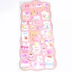 ★３Ｄシール★立体マシュマロシール★おしりぷにぷに★Ｅ４６