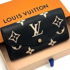 美品　ルイ・ヴィトン モノグラム　アンプラント ポルトフォイユ　サラ 長財布