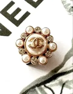 シャネル ヴィンテージ ボタン ピンブローチ ピンバッジ VINTAGE ㉑