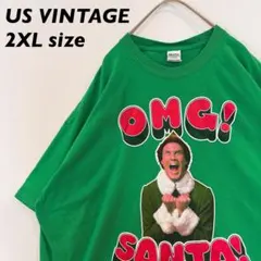 US古着　半袖Tシャツ　カットソー　ビッグプリント　人物T 男女兼用　2XL