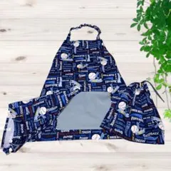 【10%OFF】　140㎝〜　　　　　　　　　　ハンドメイドエプロン3点セット