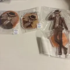 ドクターストーン まるくじ 推しくじ 大正浪漫 龍水　アクリルスタンド　缶バッジ