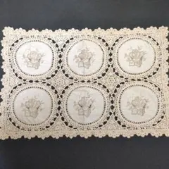 スワトウ刺繍テーブルクロス