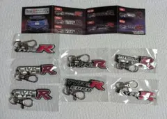 Honda TYPE R ラバーキーホルダー 全7種セット