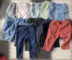 90cm パンツ ズボン　保育園着　女の子 まとめ売り　１２枚