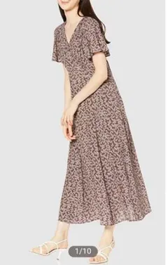 FRAY I.D フレイアイディー　ロングワンピース　インナー付き　レーヨン　M