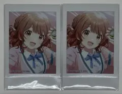 学園アイドルマスター　トレーディングチェキ　花海 佑芽　2枚セット　コミケ