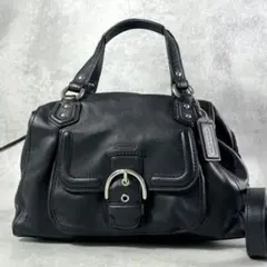 coach コーチ アシュレイ 黒 ミニボストン 2way ブラック y2k - メルカリ