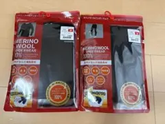 ワークマン メリノウール 100% Mサイズ　上下セット　ブラック　メンズ