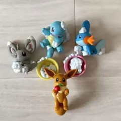 ポケモン みんなでアワアワマスコット ガチャガチャ 泡 チラーミィ ゼニガメ