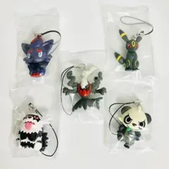 ポケモンぺたんこマスコット Color: Black 全5種コンプリートセット