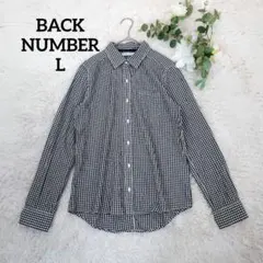 バックナンバー レディースシャツ(L)チェック柄 コットン