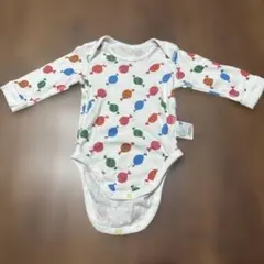 長袖ボディスーツ　ユニクロ70 きんぎょがにげた