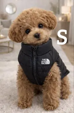 新品　Sサイズ　犬用　ジャケット 黒　小型犬　THE DOG FACE
