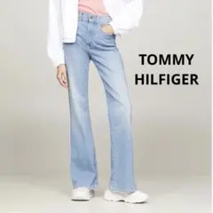 TOMMY JEANS SYLVIA ストレッチ スーパースキニー フレアデニム