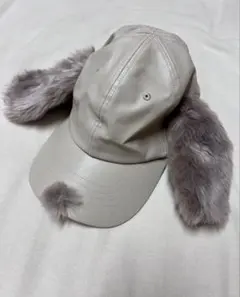 USJ スヌーピー　ベージュ　キャップ