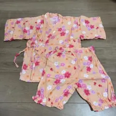 ホットビスケッツ　甚平　ガーゼ素材　110