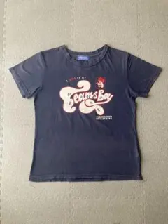 BEAMS BOY プリントTシャツ ネイビーのサムネイル